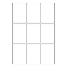 40768 - Label Size 60mm x 88mm - 9 label(s) per sheet 40768 - Label Size 60mm x 88mm - 9 label(s) per sheet