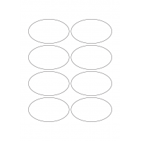 40770 - Label Size 86mm x 51mm - 8 label(s) per sheet 40770 - Label Size 86mm x 51mm - 8 label(s) per sheet