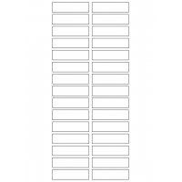 40773 - Label Size 60mm x 16mm - 30 label(s) per sheet 40773 - Label Size 60mm x 16mm - 30 label(s) per sheet