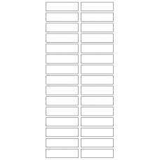 40773 - Label Size 60mm x 16mm - 30 label(s) per sheet 40773 - Label Size 60mm x 16mm - 30 label(s) per sheet