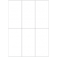 40777 - Label Size 70mm x 145mm - 6 label(s) per sheet 40777 - Label Size 70mm x 145mm - 6 label(s) per sheet