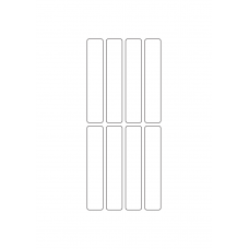 40780 - Label Size 19mm x 100mm - 8 label(s) per sheet 40780 - Label Size 19mm x 100mm - 8 label(s) per sheet