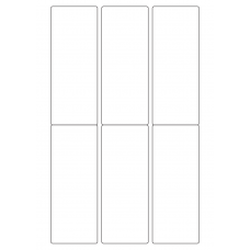 40783 - Label Size 55mm x 140mm - 6 label(s) per sheet 40783 - Label Size 55mm x 140mm - 6 label(s) per sheet
