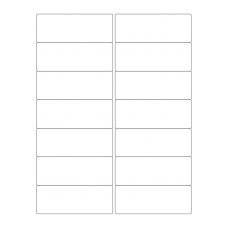 40784 - Label Size 99mm x 37mm - 14 label(s) per sheet 40784 - Label Size 99mm x 37mm - 14 label(s) per sheet