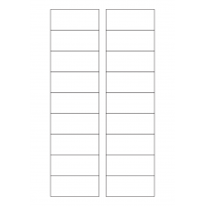 40798 - Label Size 70mm x 30mm - 18 label(s) per sheet 40798 - Label Size 70mm x 30mm - 18 label(s) per sheet