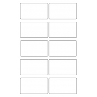 40801 - Label Size 85mm x 48mm - 10 label(s) per sheet 40801 - Label Size 85mm x 48mm - 10 label(s) per sheet
