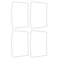 40804 - Label Size 84.11mm x 134.69mm - 4 label(s) per sheet 40804 - Label Size 84.11mm x 134.69mm - 4 label(s) per sheet