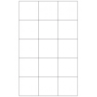 40807 - Label Size 60mm x 58mm - 15 label(s) per sheet 40807 - Label Size 60mm x 58mm - 15 label(s) per sheet