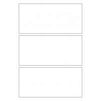 40808 - Label Size 185mm x 87mm - 3 label(s) per sheet 40808 - Label Size 185mm x 87mm - 3 label(s) per sheet