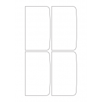 40811 - Label Size 73mm x 127mm - 4 label(s) per sheet 40811 - Label Size 73mm x 127mm - 4 label(s) per sheet