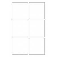 40812 - Label Size 82mm x 86.8mm - 6 label(s) per sheet 40812 - Label Size 82mm x 86.8mm - 6 label(s) per sheet