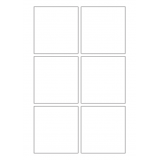 40812 - Label Size 82mm x 86.8mm - 6 label(s) per sheet 40812 - Label Size 82mm x 86.8mm - 6 label(s) per sheet