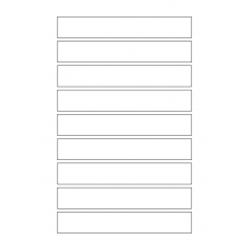 40813 - Label Size 160mm x 25mm - 9 label(s) per sheet 40813 - Label Size 160mm x 25mm - 9 label(s) per sheet
