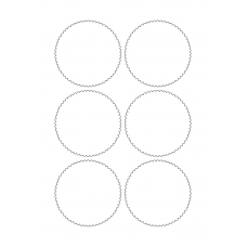 40822 - Label Size 80mm x 80mm - 6 label(s) per sheet 40822 - Label Size 80mm x 80mm - 6 label(s) per sheet
