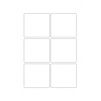 40823 - Label Size 75mm x 70mm - 6 label(s) per sheet 40823 - Label Size 75mm x 70mm - 6 label(s) per sheet