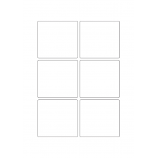 40823 - Label Size 75mm x 70mm - 6 label(s) per sheet 40823 - Label Size 75mm x 70mm - 6 label(s) per sheet