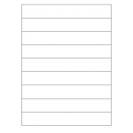 40831 - Label Size 200mm x 30mm - 9 label(s) per sheet