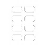 40920 - Label Size 65mm x 38mm - 8 label(s) per sheet 40920 - Label Size 65mm x 38mm - 8 label(s) per sheet