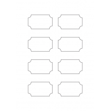 40920 - Label Size 65mm x 38mm - 8 label(s) per sheet 40920 - Label Size 65mm x 38mm - 8 label(s) per sheet