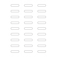 40924 - Label Size 43mm x 10mm - 27 label(s) per sheet 40924 - Label Size 43mm x 10mm - 27 label(s) per sheet