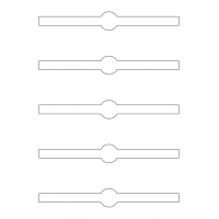 40926 - Label Size 190mm x 25mm - 5 label(s) per sheet 40926 - Label Size 190mm x 25mm - 5 label(s) per sheet