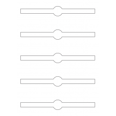 40926 - Label Size 190mm x 25mm - 5 label(s) per sheet 40926 - Label Size 190mm x 25mm - 5 label(s) per sheet