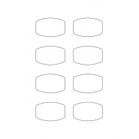 40927 - Label Size 63mm x 40mm - 8 label(s) per sheet 40927 - Label Size 63mm x 40mm - 8 label(s) per sheet