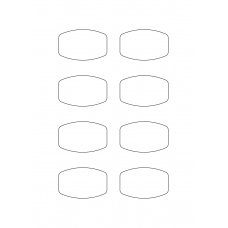 40927 - Label Size 63mm x 40mm - 8 label(s) per sheet 40927 - Label Size 63mm x 40mm - 8 label(s) per sheet
