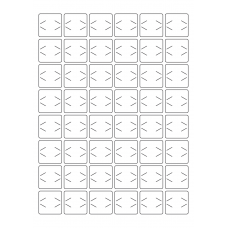 40935 - Label Size 30mm x 30mm - 48 label(s) per sheet 40935 - Label Size 30mm x 30mm - 48 label(s) per sheet