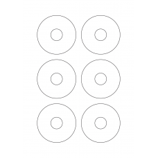 40937 - Label Size 73mm dia - 6 label(s) per sheet 40937 - Label Size 73mm dia - 6 label(s) per sheet