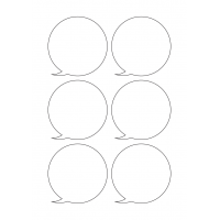 40942 - Label Size 80mm x 80mm - 6 label(s) per sheet 40942 - Label Size 80mm x 80mm - 6 label(s) per sheet