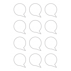 40943 - Label Size 50mm x 56.9mm - 12 label(s) per sheet 40943 - Label Size 50mm x 56.9mm - 12 label(s) per sheet