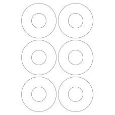 40948 - Label Size 90mm dia - 6 label(s) per sheet 40948 - Label Size 90mm dia - 6 label(s) per sheet