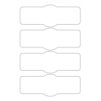 40951 - Label Size 177.5mm x 65mm - 4 label(s) per sheet 40951 - Label Size 177.5mm x 65mm - 4 label(s) per sheet