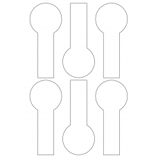 40957 - Label Size 60.006mm x 140.304mm - 6 label(s) per sheet 40957 - Label Size 60.006mm x 140.304mm - 6 label(s) per sheet