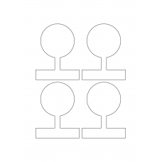 40961 - Label Size 80mm x 102mm - 4 label(s) per sheet 40961 - Label Size 80mm x 102mm - 4 label(s) per sheet