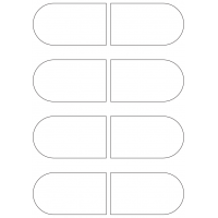 40962 - Label Size 100mm x 57mm - 8 label(s) per sheet 40962 - Label Size 100mm x 57mm - 8 label(s) per sheet