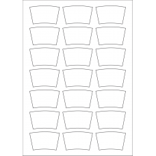 40972 - Label Size 56.885mm x 34.68mm - 21 label(s) per sheet 40972 - Label Size 56.885mm x 34.68mm - 21 label(s) per sheet