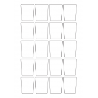 40974 - Label Size 40mm x 50mm - 20 label(s) per sheet 40974 - Label Size 40mm x 50mm - 20 label(s) per sheet