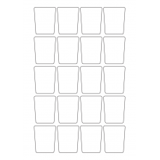 40974 - Label Size 40mm x 50mm - 20 label(s) per sheet 40974 - Label Size 40mm x 50mm - 20 label(s) per sheet